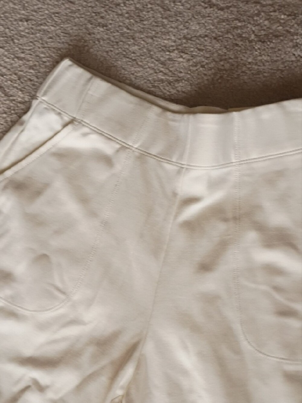 Max Studio Cream Wide-Leg Pants - Picture 5 of 5